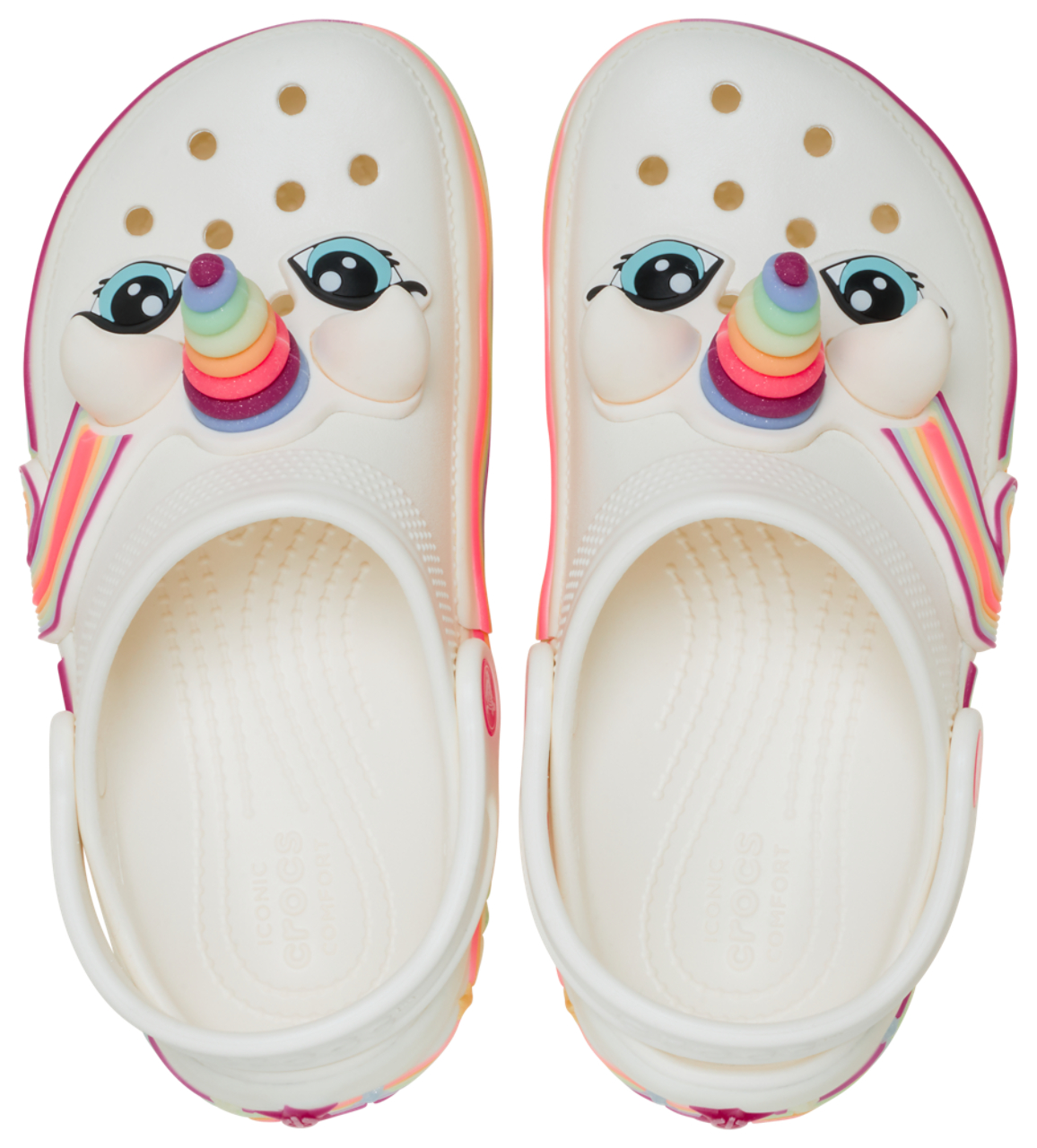 Crocs Light Up Unicorn Image 4 of 5. Tap to open photo gallery.