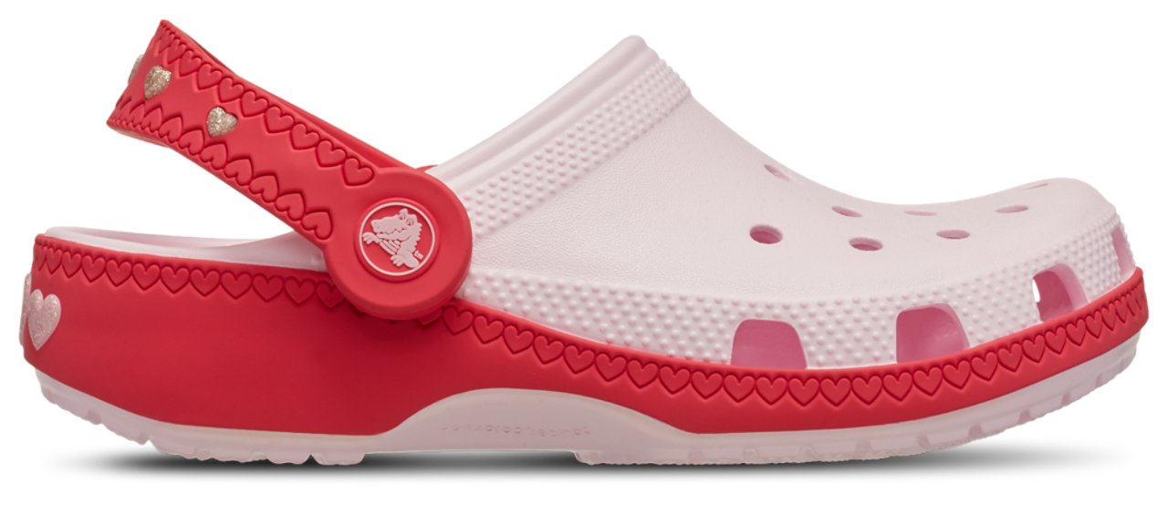 Crocs Vday Clogs With Heart Back Strap Image 1 of 7. Tap to open photo gallery.