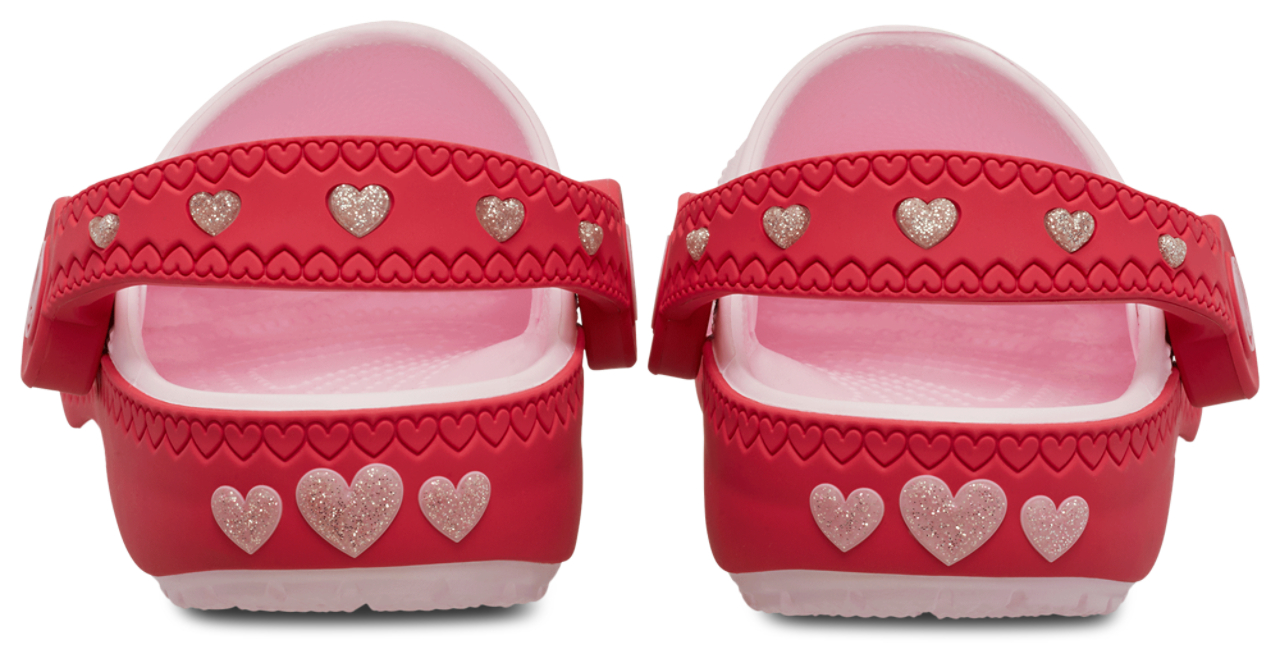 Crocs Vday Clogs With Heart Back Strap Image 3 of 7. Tap to open photo gallery.