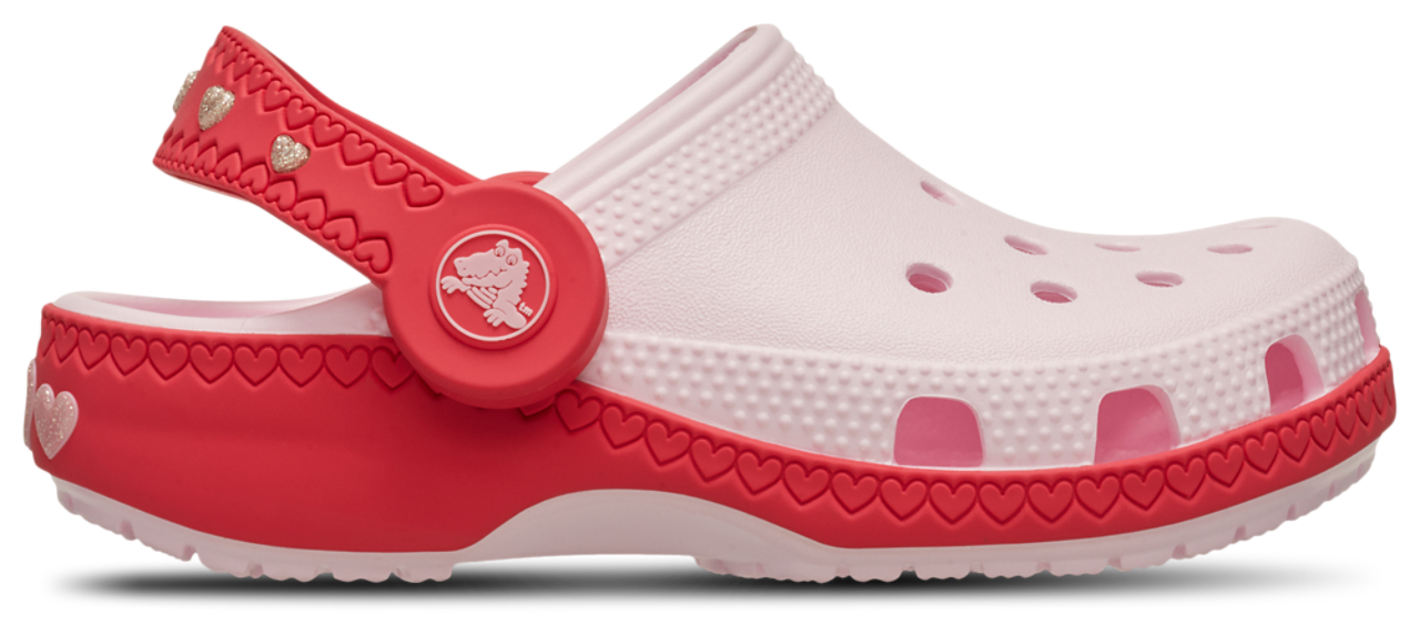 Crocs Vday Clogs With Heart Back Strap Image 1 of 7. Tap to open photo gallery.