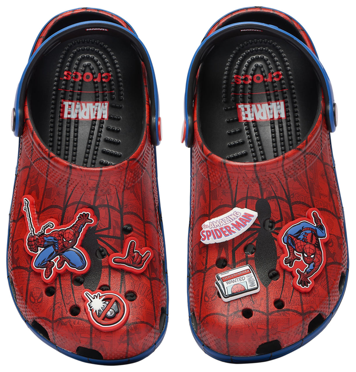 Crocs Classic Clogs Spider-Man Image 1 of 7. Tap to open photo gallery.