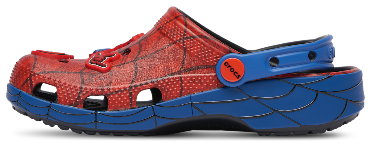 Crocs Classic Clogs Spider-Man Image 3 of 7. Tap to open photo gallery.