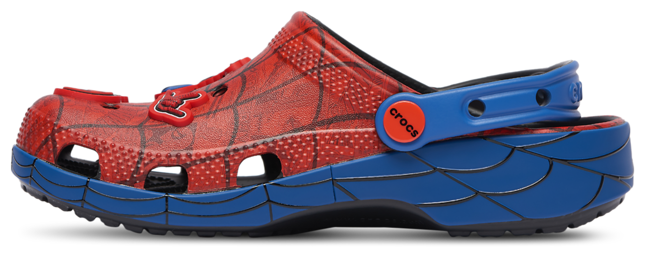 Crocs Classic Clogs Spider-Man Image 3 of 7. Tap to open photo gallery.