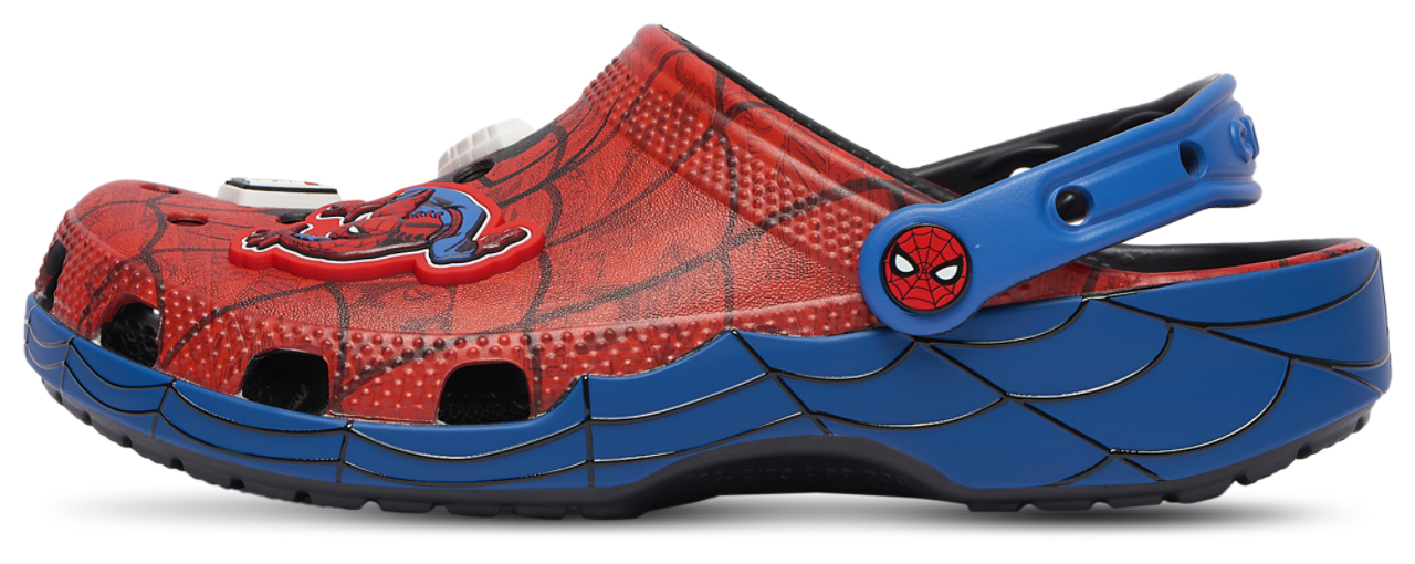Crocs Classic Clogs Spider-Man Image 4 of 7. Tap to open photo gallery.