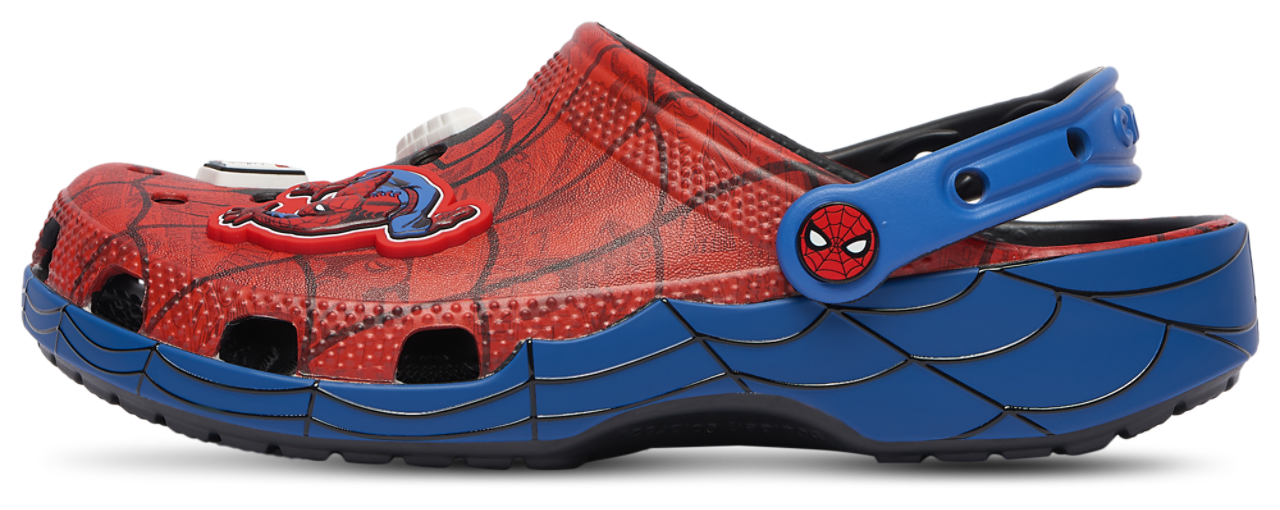 Crocs Classic Clogs Spider-Man Image 4 of 7. Tap to open photo gallery.