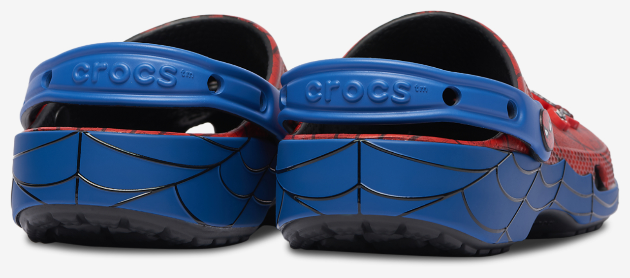 Crocs Classic Clogs Spider-Man Image 6 of 7. Tap to open photo gallery.