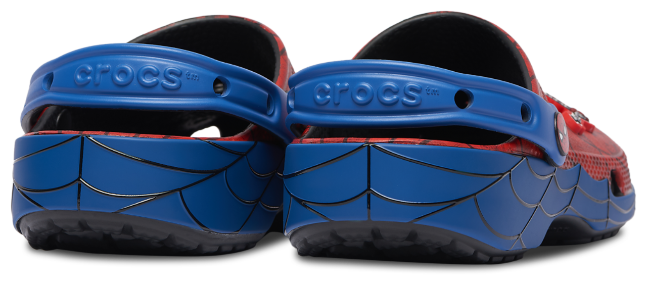 Crocs Classic Clogs Spider-Man Image 6 of 7. Tap to open photo gallery.