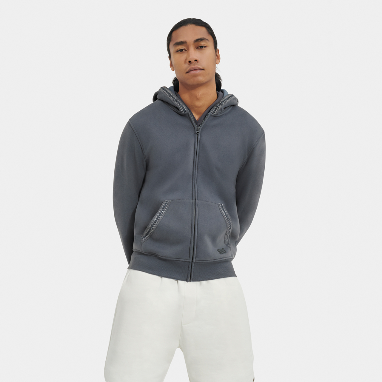 UGG Tazman Full-Zip Hoodie Image 1 of 2. Tap to open photo gallery.