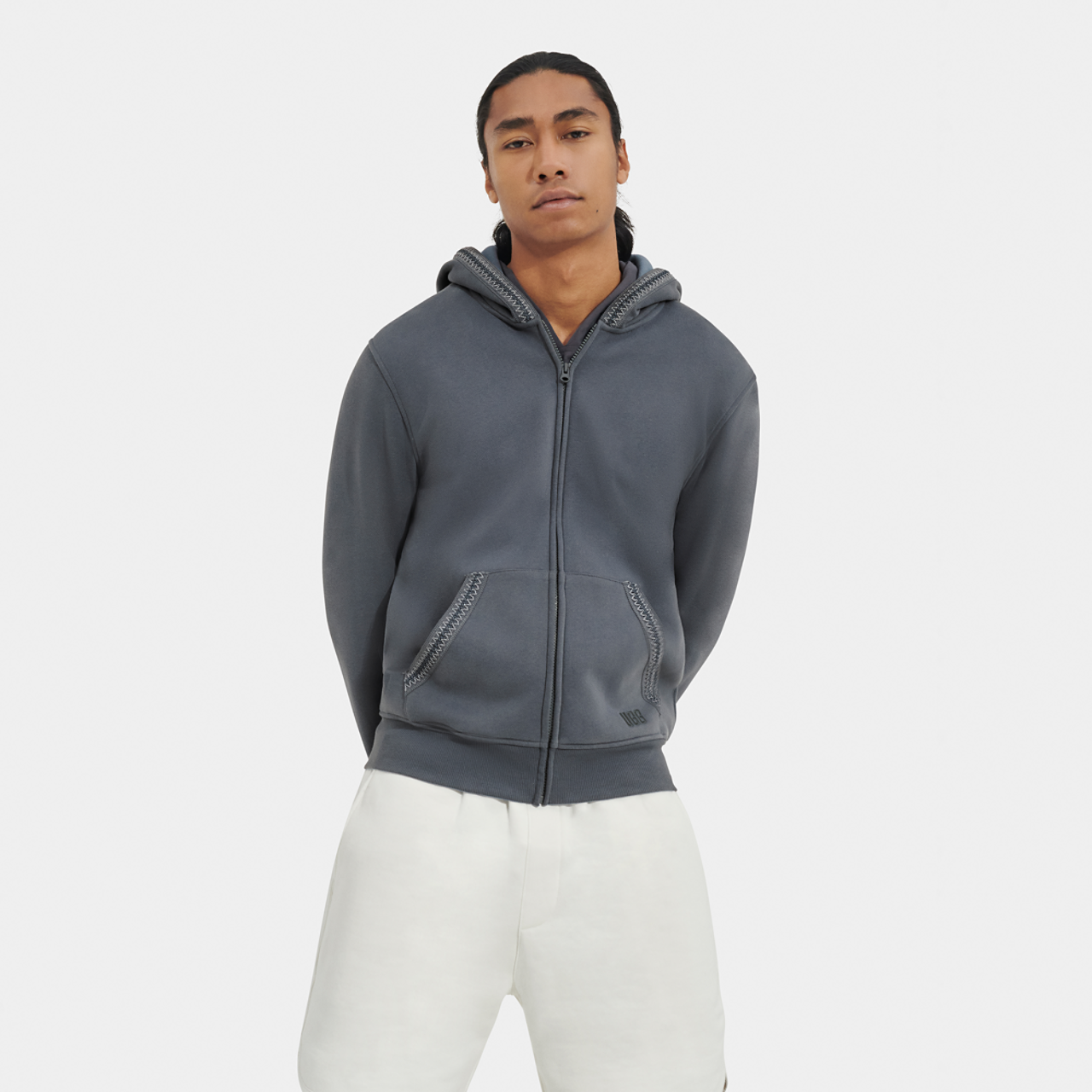 UGG Tazman Full-Zip Hoodie Image 1 of 2. Tap to open photo gallery.