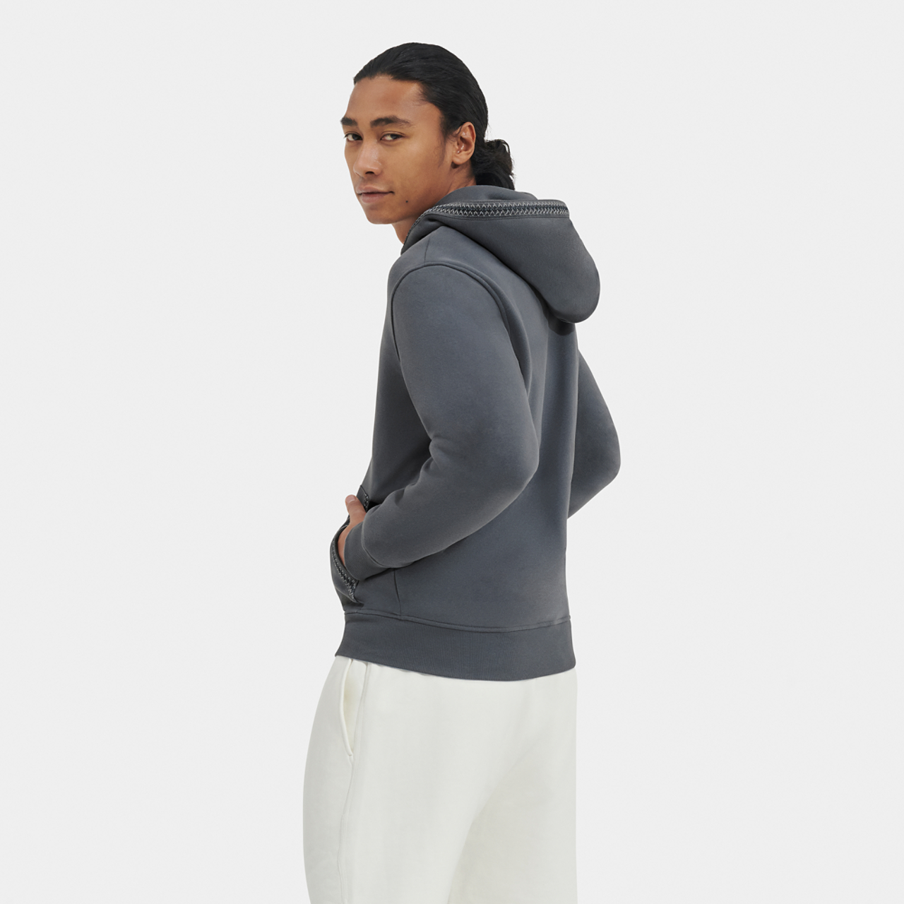 UGG Tazman Full-Zip Hoodie Image 2 of 2. Tap to open photo gallery.