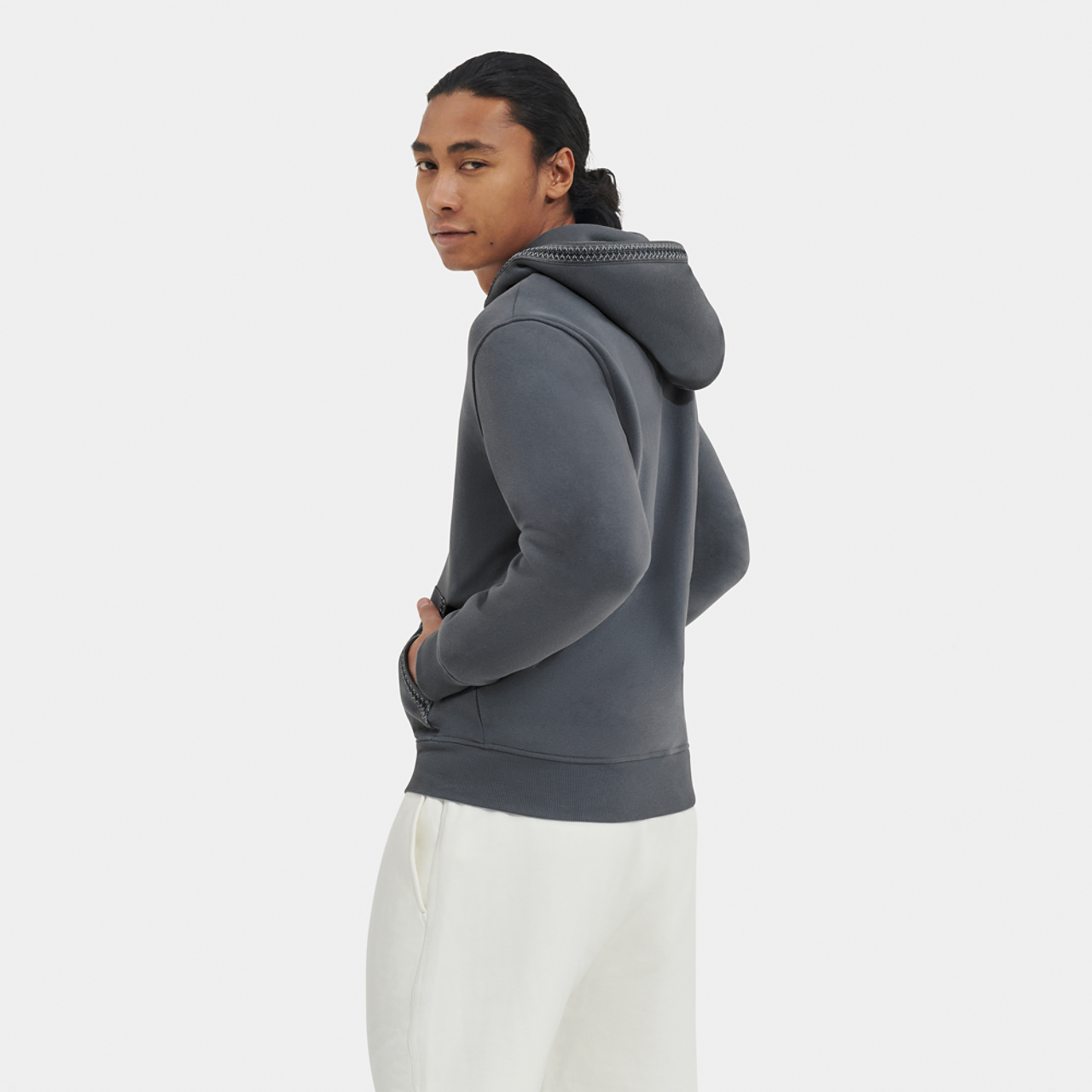 UGG Tazman Full-Zip Hoodie Image 2 of 2. Tap to open photo gallery.