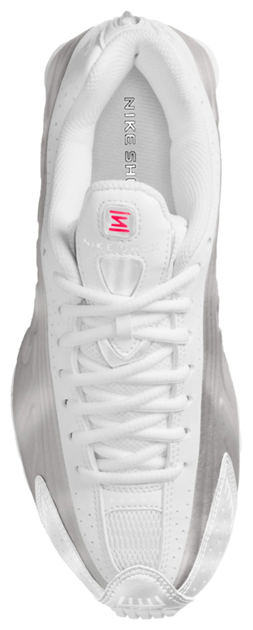 靴 Nike Shox R4 White/llic Silver26.5cm Nike Shox R4 Shoes (AR3565-102, White/Metallic Silver/Volt