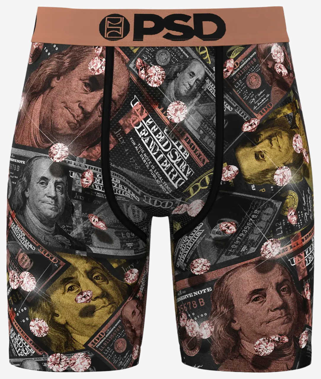 PSD Metalic Benjamins Briefs Image 1 of 4. Tap to open photo gallery.