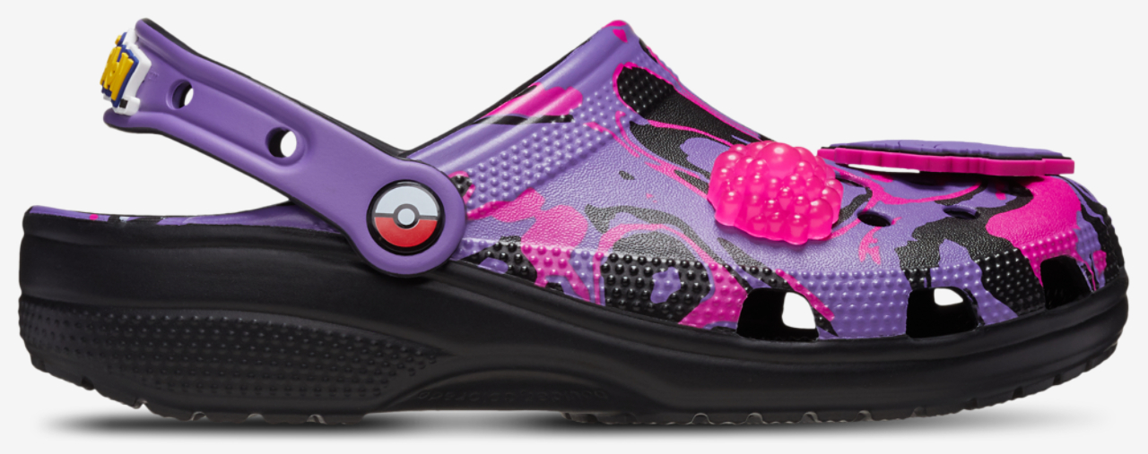 Crocs Pokémon Classic Clogs Gengar Image 1 of 7. Tap to open photo gallery.