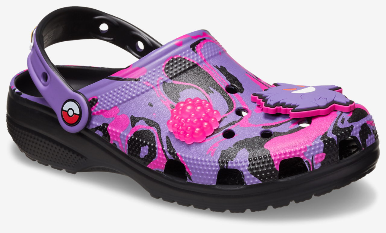 Crocs Pokémon Classic Clogs Gengar Image 4 of 7. Tap to open photo gallery.