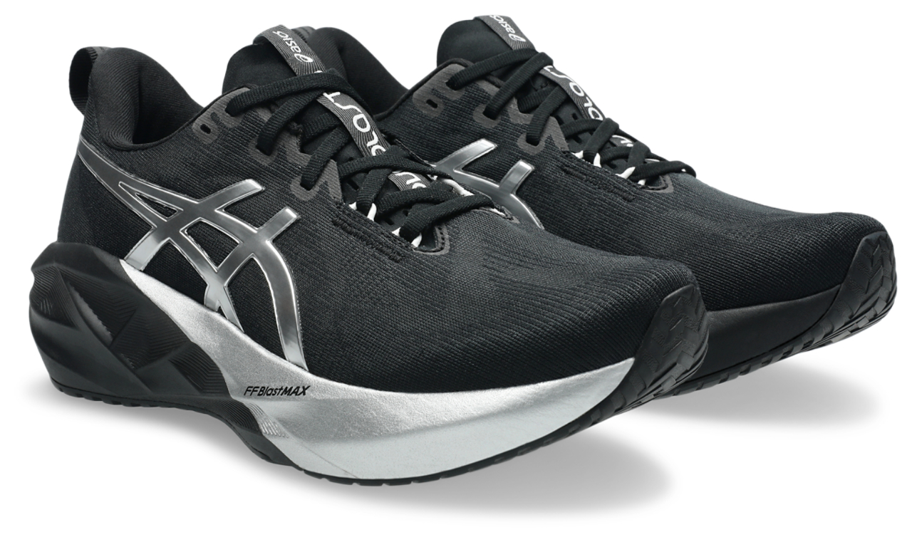 Asics Novablast 5 Platinum Image 2 of 7. Tap to open photo gallery.