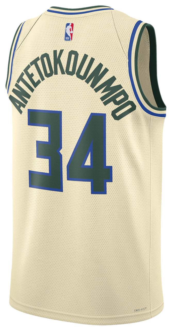 Nike NBA Swingman Jersey Giannis Antetokounmpo Image 2 of 2. Tap to open photo gallery.