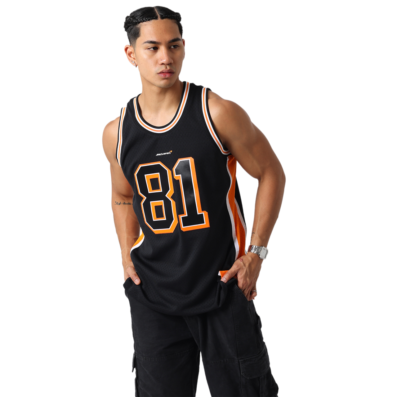 Mitchell & Ness McLaren Swingman Jersey Image 2 of 5. Tap to open photo gallery.