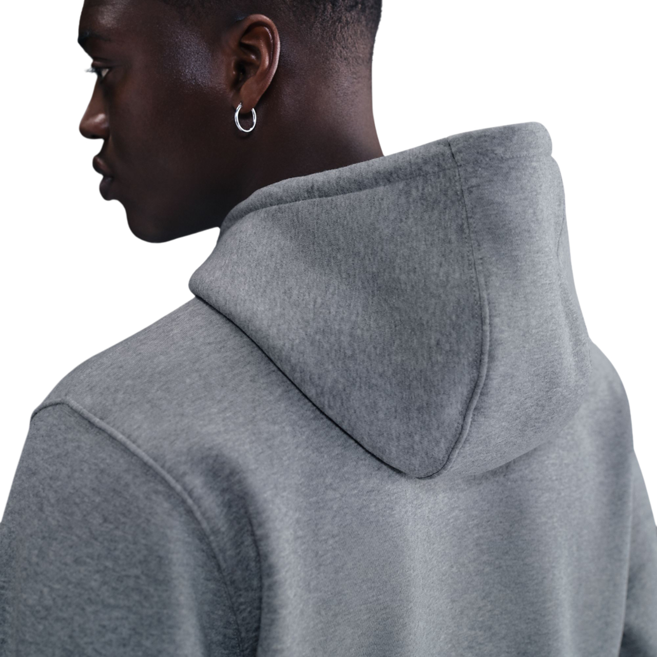 Nike Club Fleece Pullover Hoodie Image 4 of 6. Tap to open photo gallery.