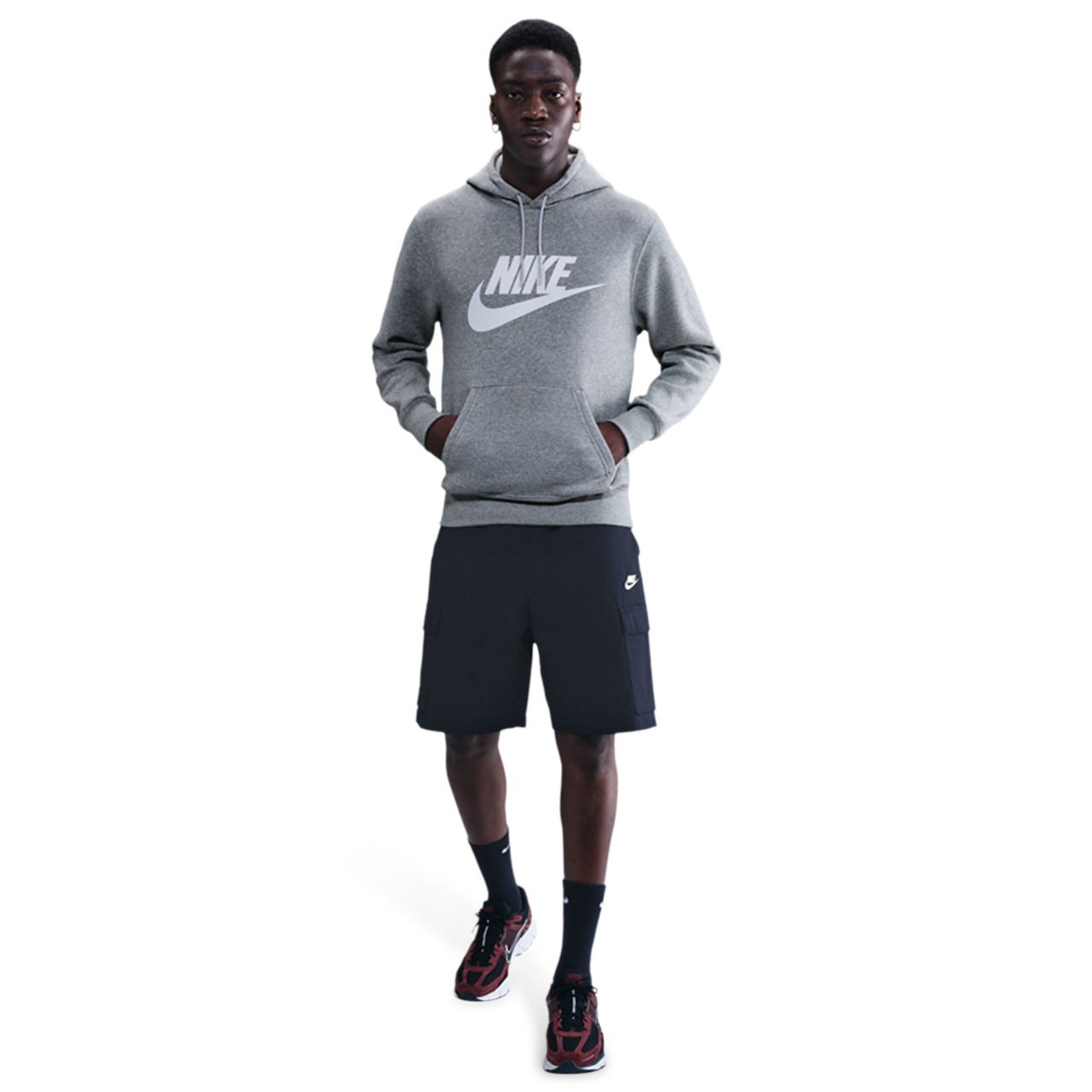 Nike Club Fleece Pullover Hoodie Image 5 of 6. Tap to open photo gallery.
