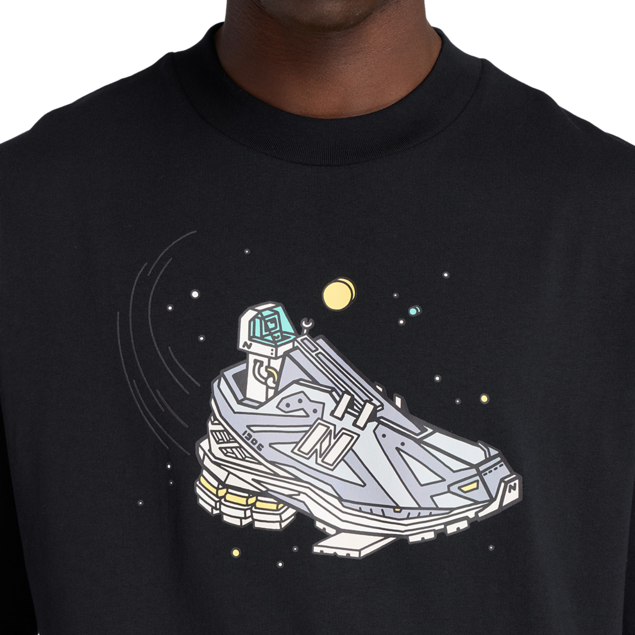 New Balance Ghica Ship Oversized T-shirt Image 4 of 5. Tap to open photo gallery.
