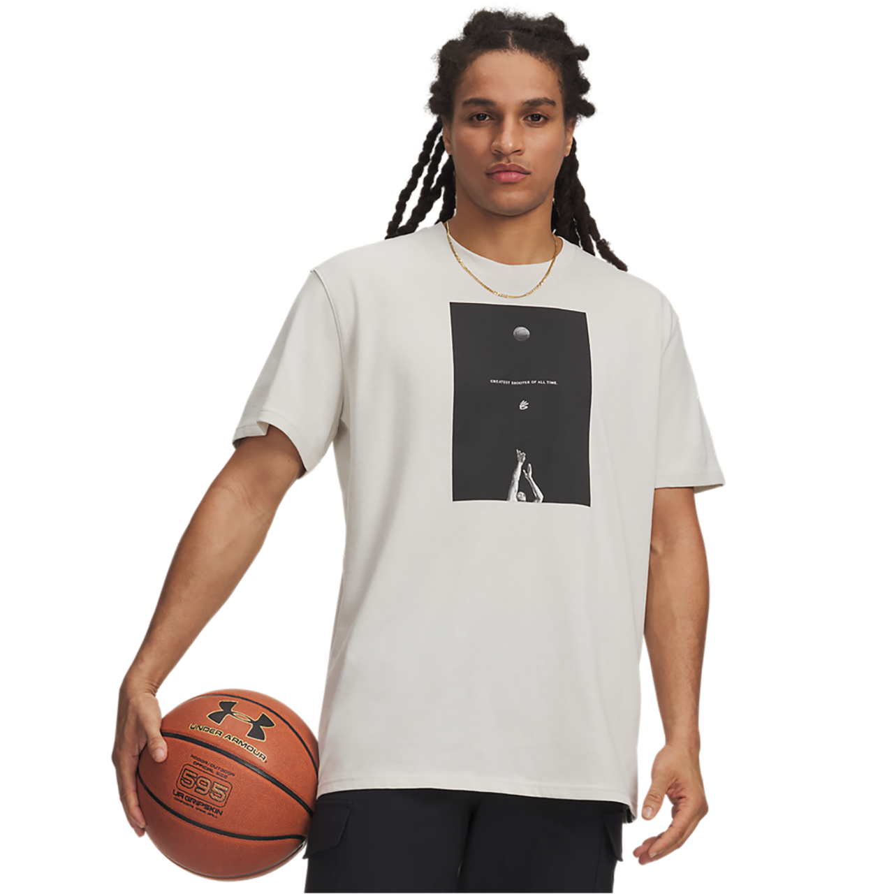 Under Armour Curry Greatest Shooter Tee Image 1 of 3. Tap to open photo gallery.