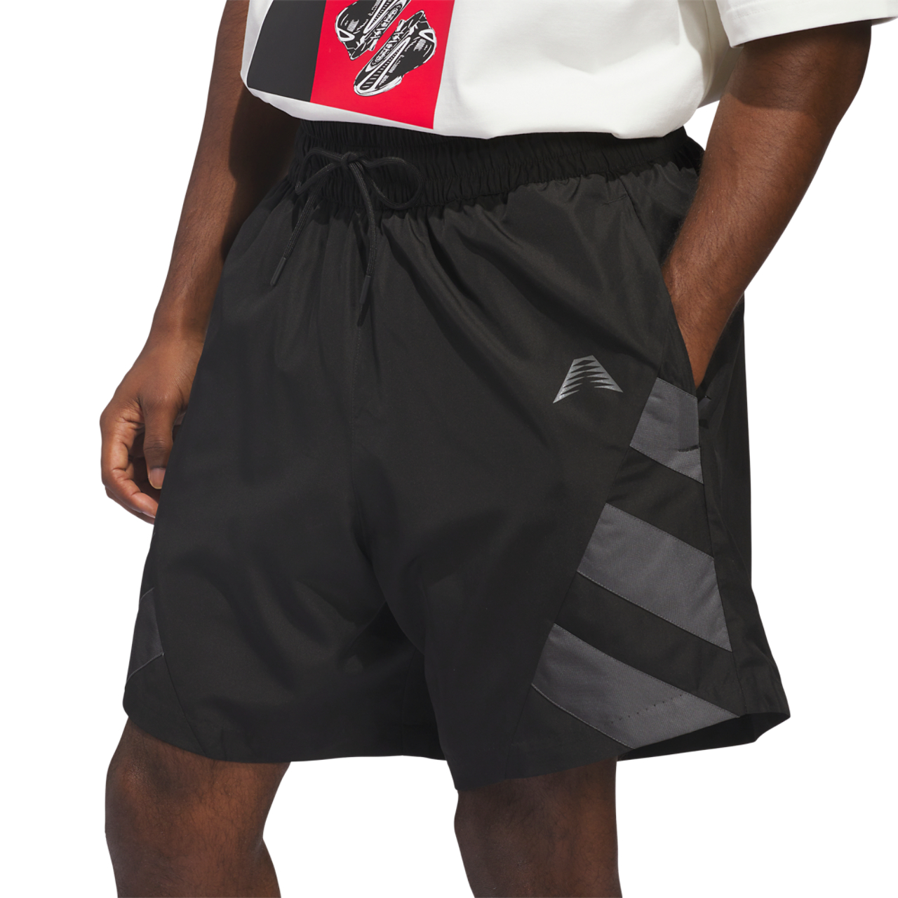 adidas Anthony Edwards Reflective Short Image 1 of 5. Tap to open photo gallery.