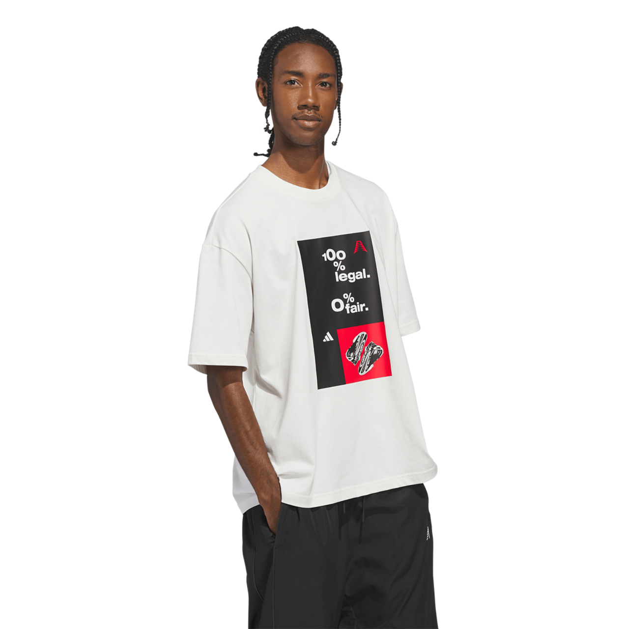 adidas Anthony Edwards Archive Tee Image 1 of 6. Tap to open photo gallery.