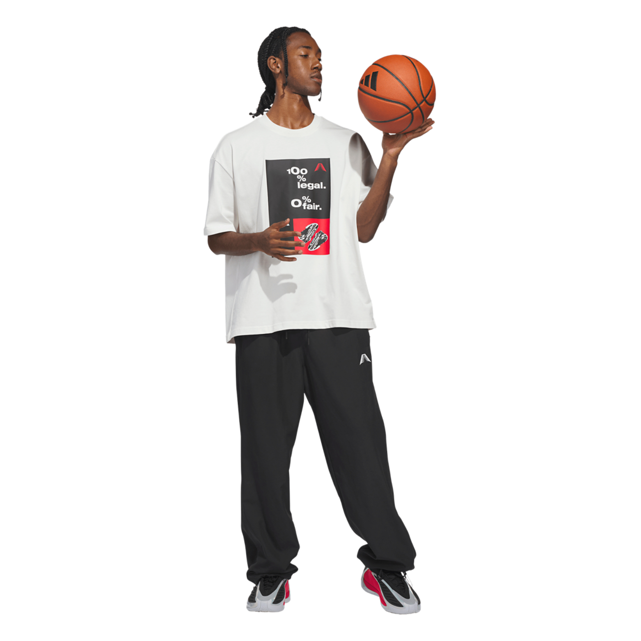 adidas Anthony Edwards Archive Tee Image 3 of 6. Tap to open photo gallery.