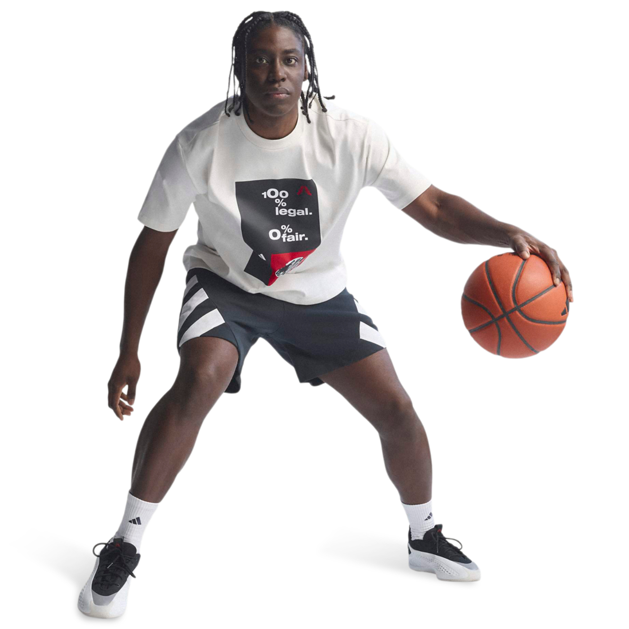 adidas Anthony Edwards Archive Tee Image 6 of 6. Tap to open photo gallery.