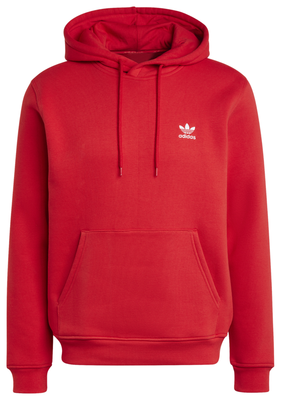 adidas Essential Trefoil Fleece Hoodie Image 6 of 6. Tap to open photo gallery.