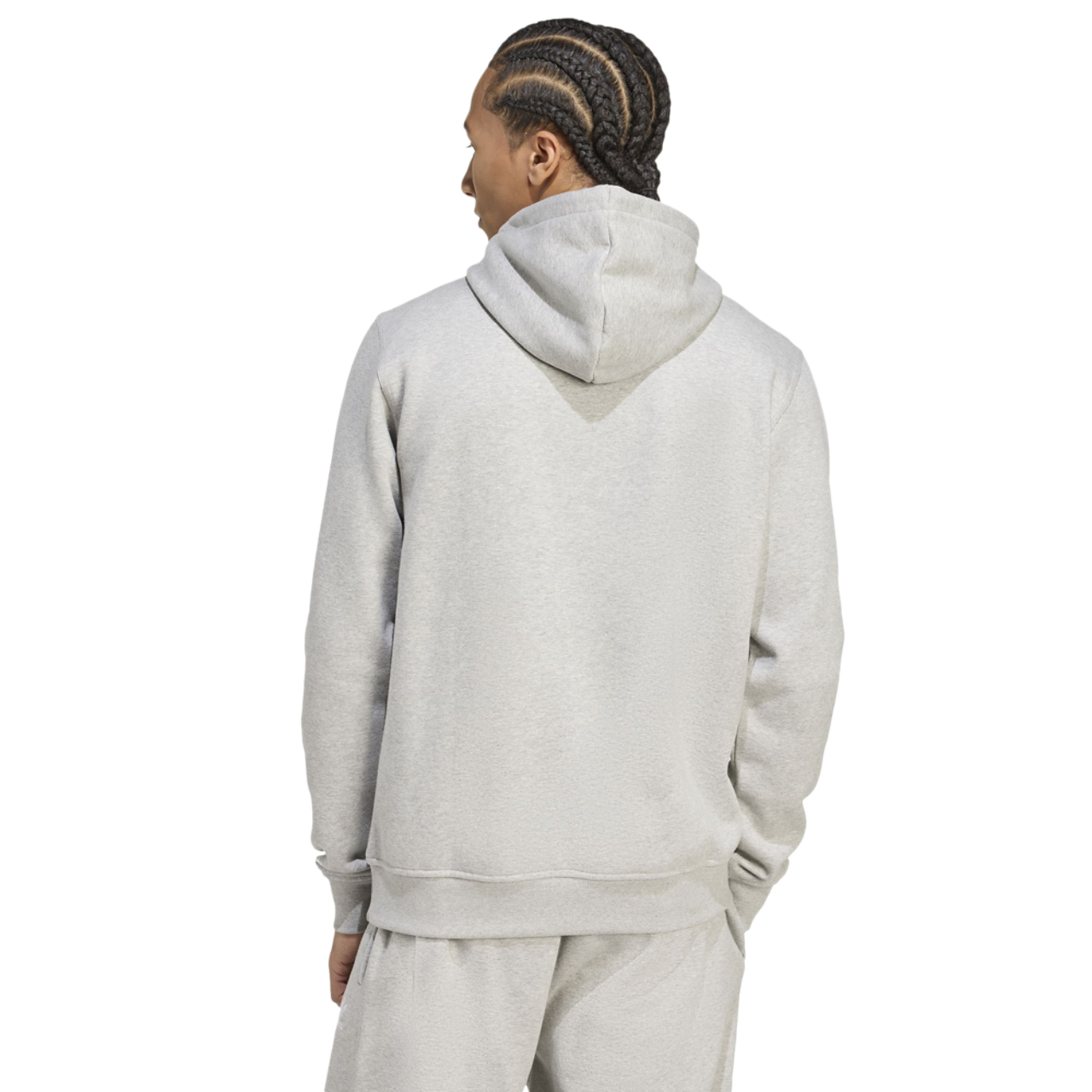 adidas Trefoil Essentials Fleece Hoodie Image 3 of 5. Tap to open photo gallery.