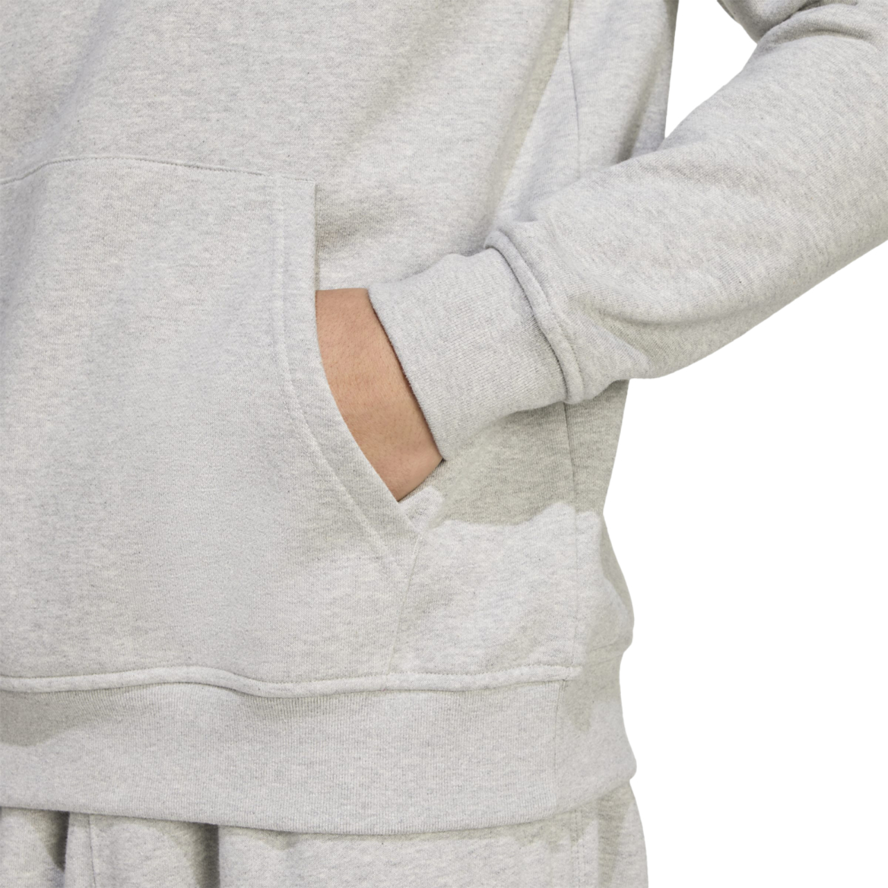adidas Trefoil Essentials Fleece Hoodie Image 5 of 5. Tap to open photo gallery.
