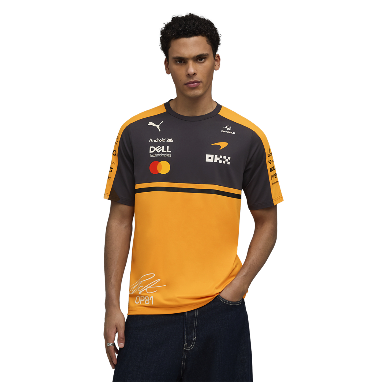 Puma x McLaren Racing F1 Replica Oscar Piastri Tee Image 1 of 5. Tap to open photo gallery.