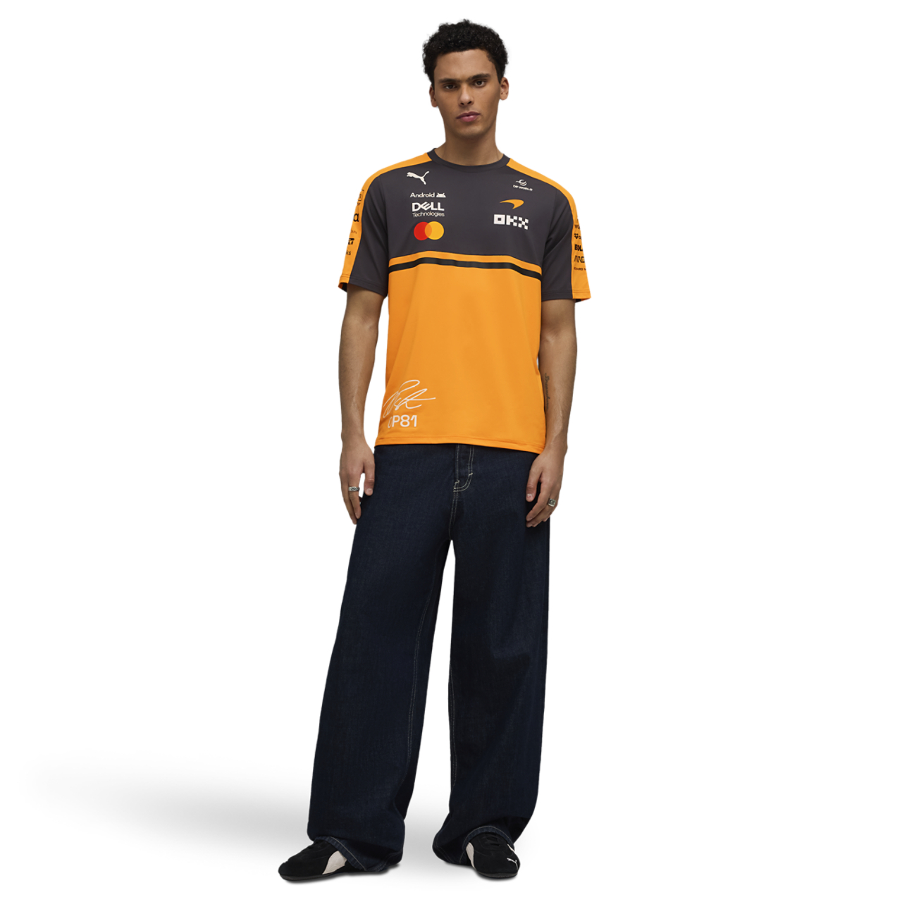 Puma x McLaren Racing F1 Replica Oscar Piastri Tee Image 2 of 5. Tap to open photo gallery.