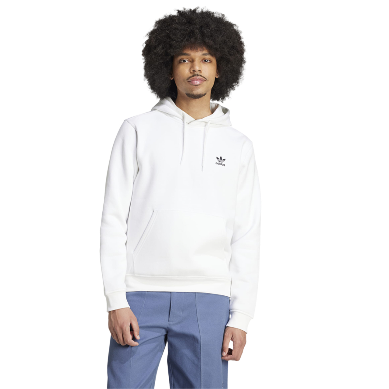 adidas Trefoil Essentials Hoodie Image 1 of 5. Tap to open photo gallery.
