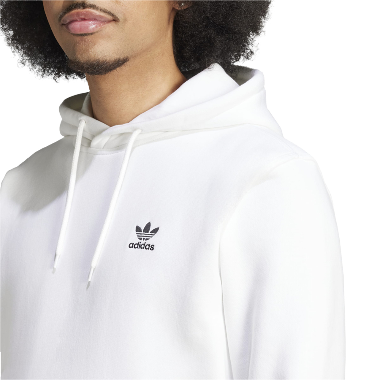 adidas Trefoil Essentials Hoodie Image 3 of 5. Tap to open photo gallery.