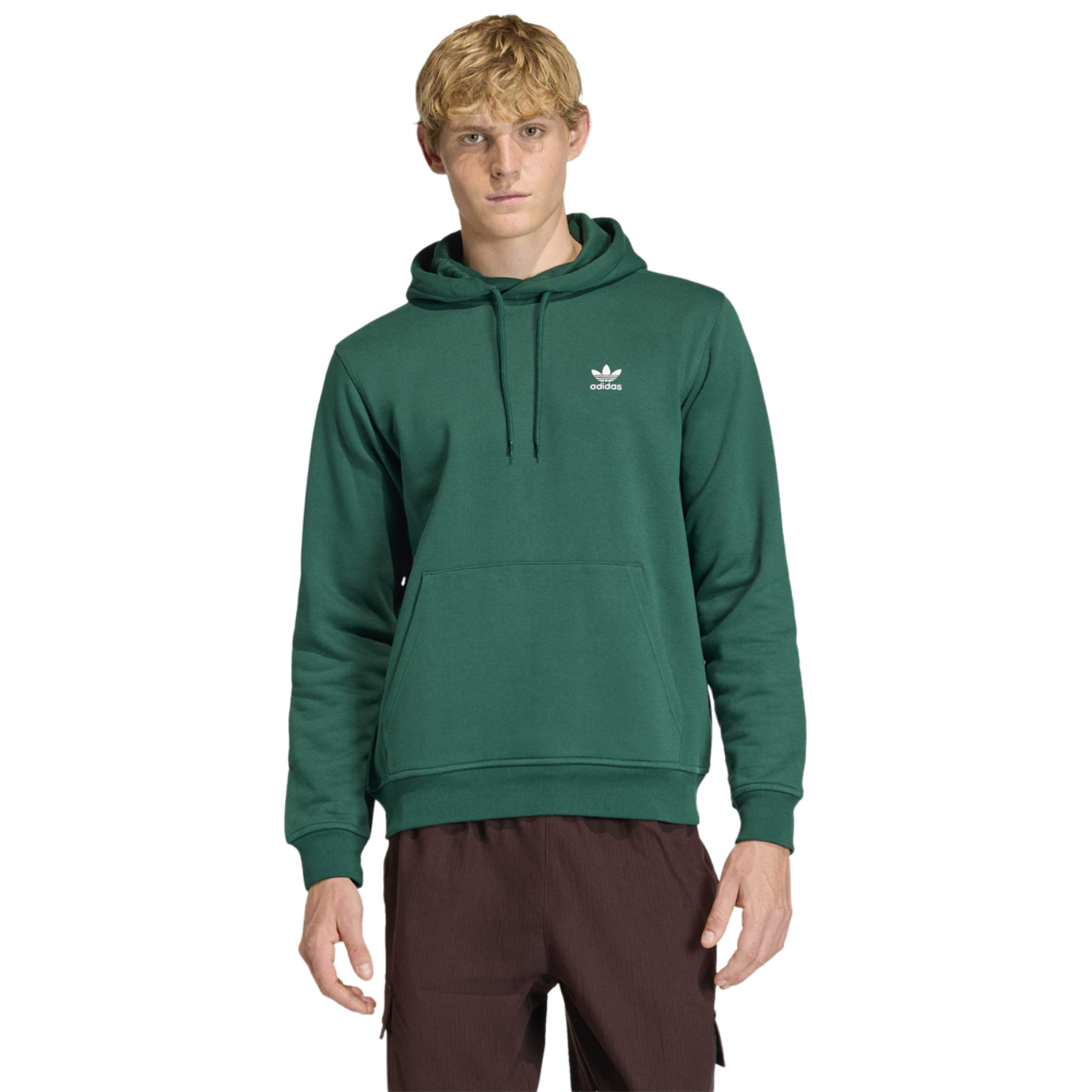 adidas Trefoil Essentials Hoodie Image 1 of 6. Tap to open photo gallery.