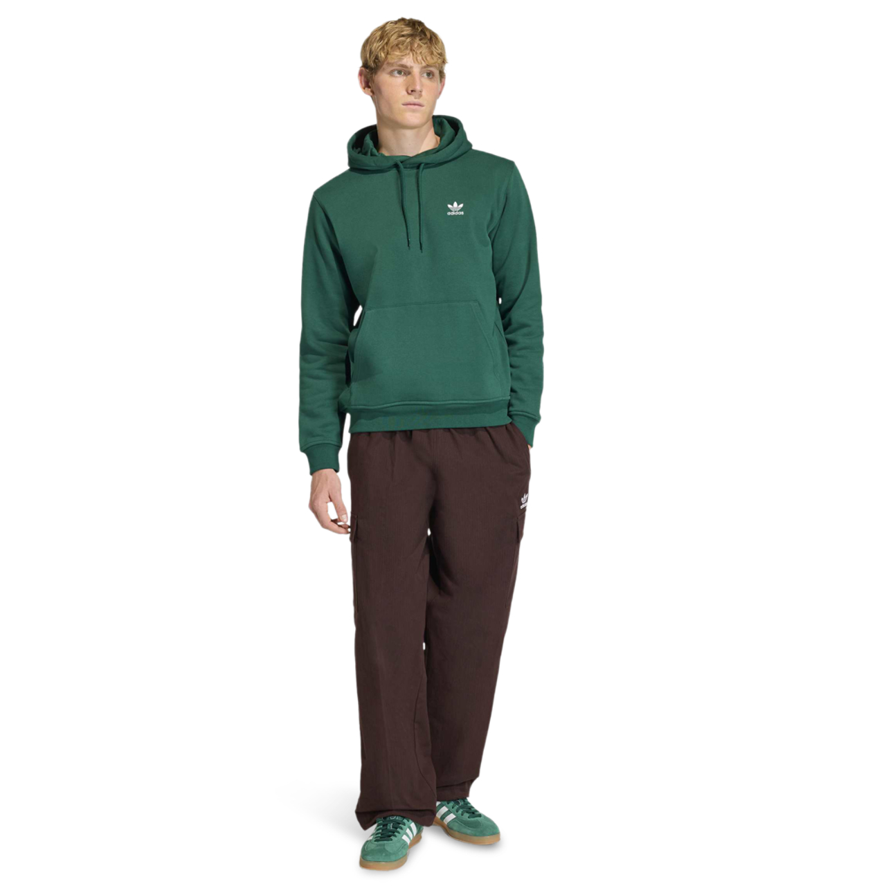 adidas Trefoil Essentials Hoodie Image 2 of 6. Tap to open photo gallery.