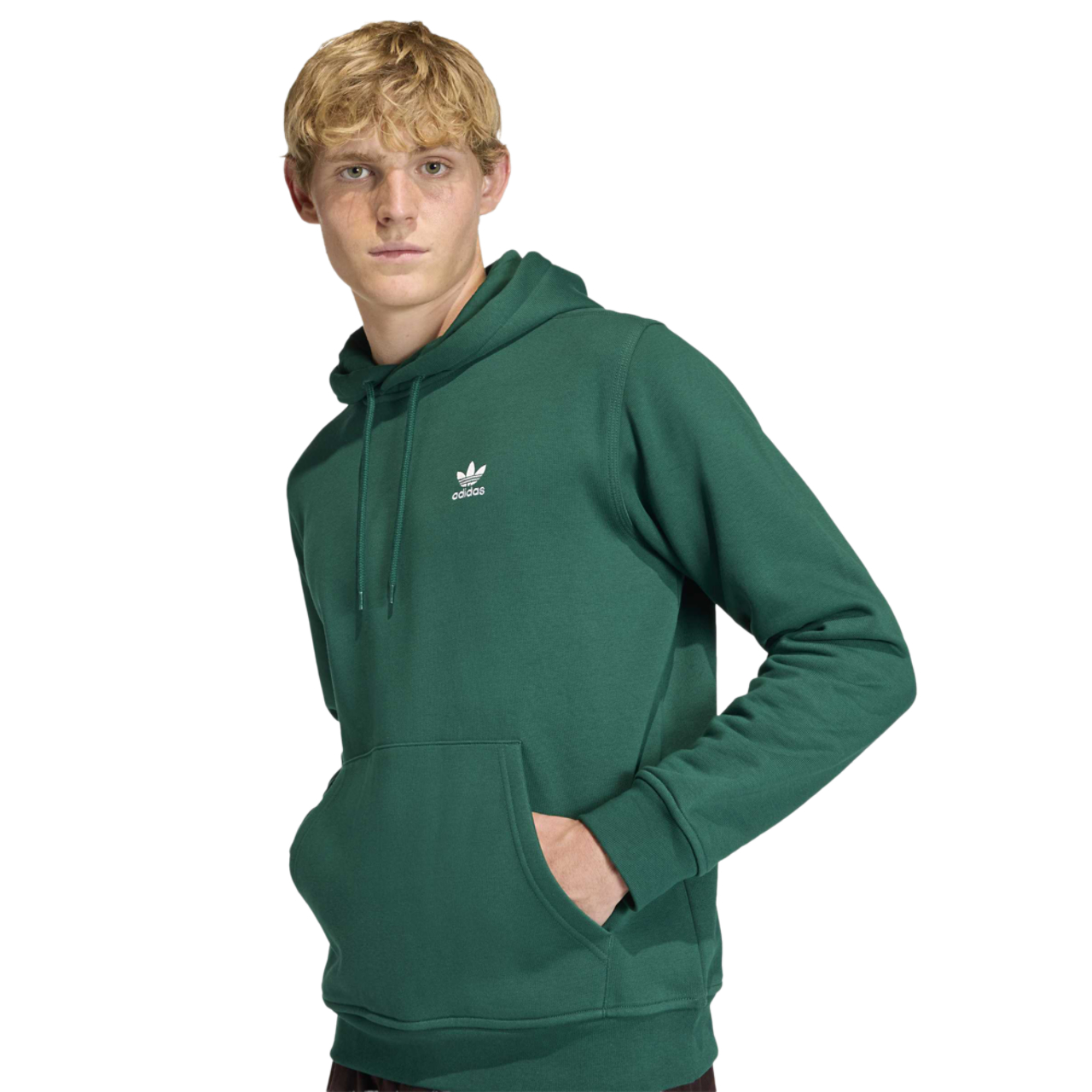 adidas Trefoil Essentials Hoodie Image 4 of 6. Tap to open photo gallery.