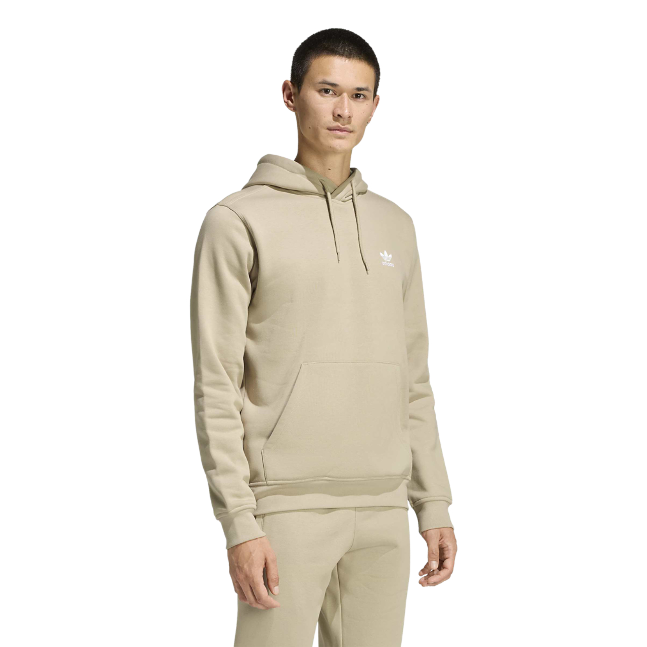 adidas Trefoil Essentials Fleece Hoodie Image 1 of 6. Tap to open photo gallery.