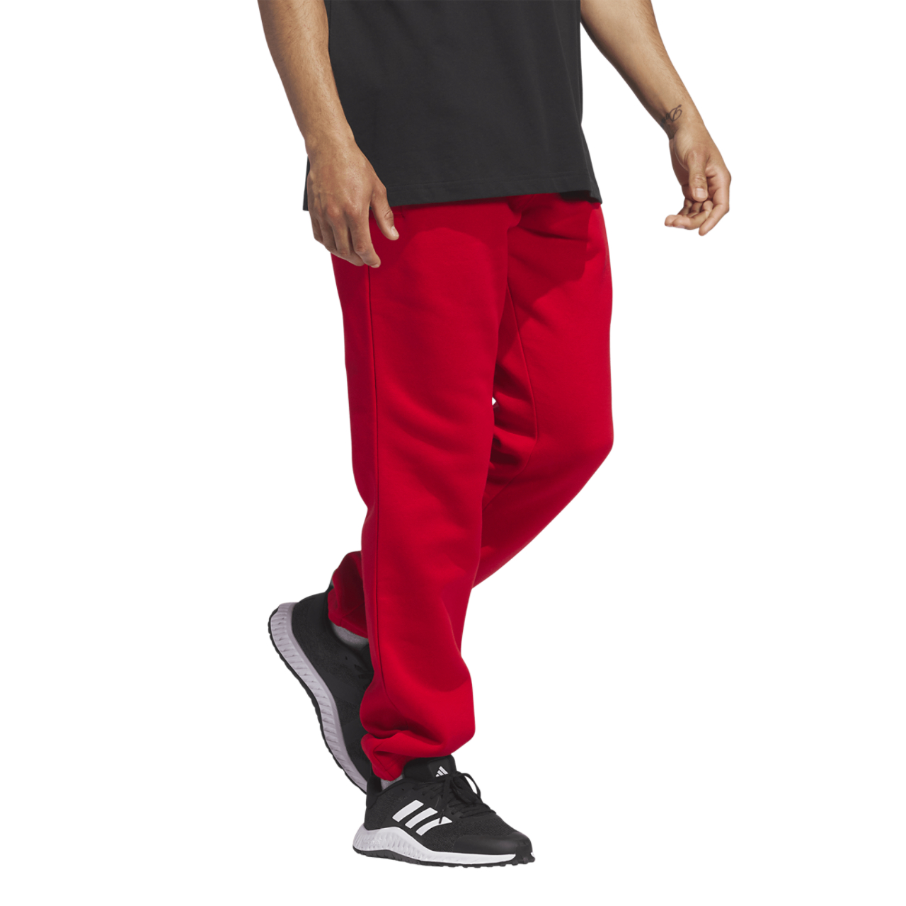 adidas Trefoil Essentials Fleece Pants Image 1 of 5. Tap to open photo gallery.