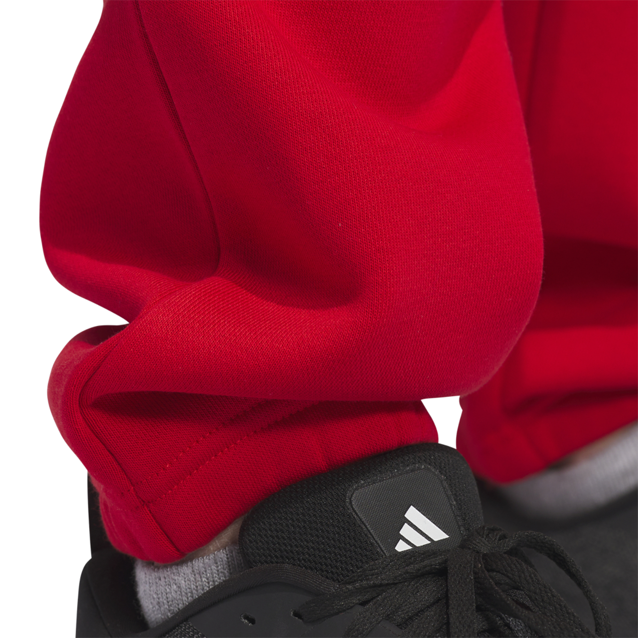 adidas Trefoil Essentials Fleece Pants Image 4 of 5. Tap to open photo gallery.