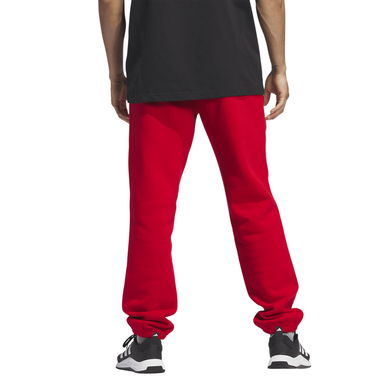 adidas Trefoil Essentials Fleece Pants Image 5 of 5. Tap to open photo gallery.