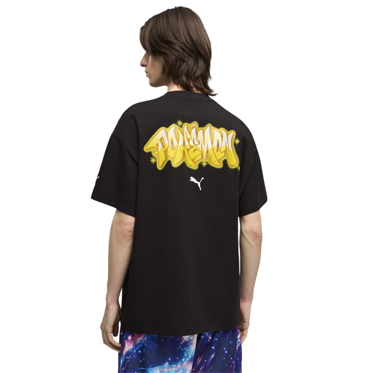 Puma Pokemon X Hoops Pikachu Tee Image 2 of 5. Tap to open photo gallery.