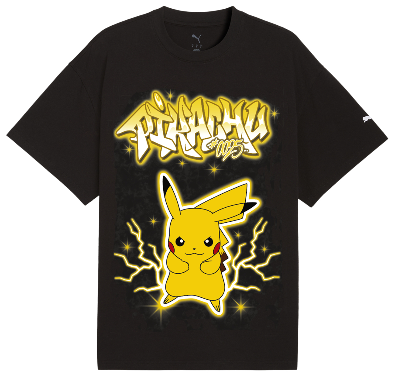 Puma Pokemon X Hoops Pikachu Tee Image 4 of 5. Tap to open photo gallery.