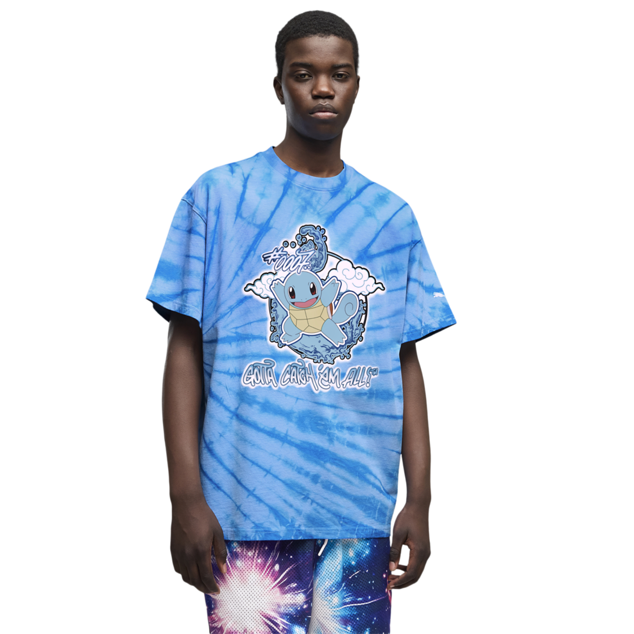 Puma Pokemon X Hoops Squirtle Tee Image 1 of 5. Tap to open photo gallery.