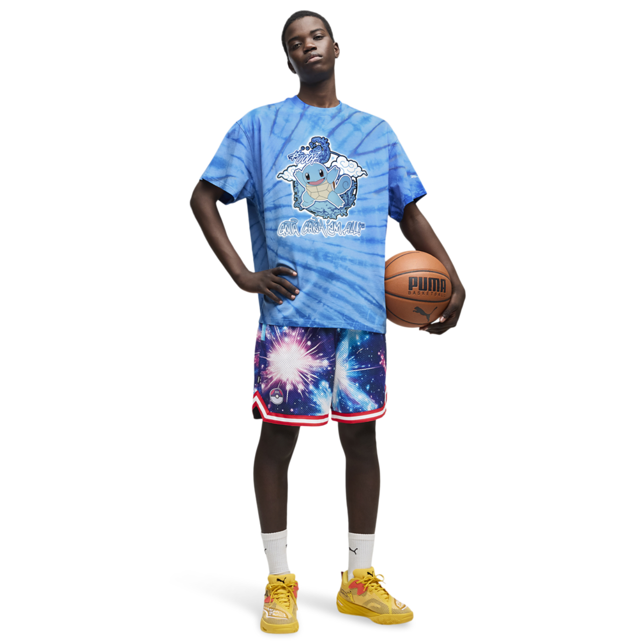 Puma Pokemon X Hoops Squirtle Tee Image 3 of 5. Tap to open photo gallery.