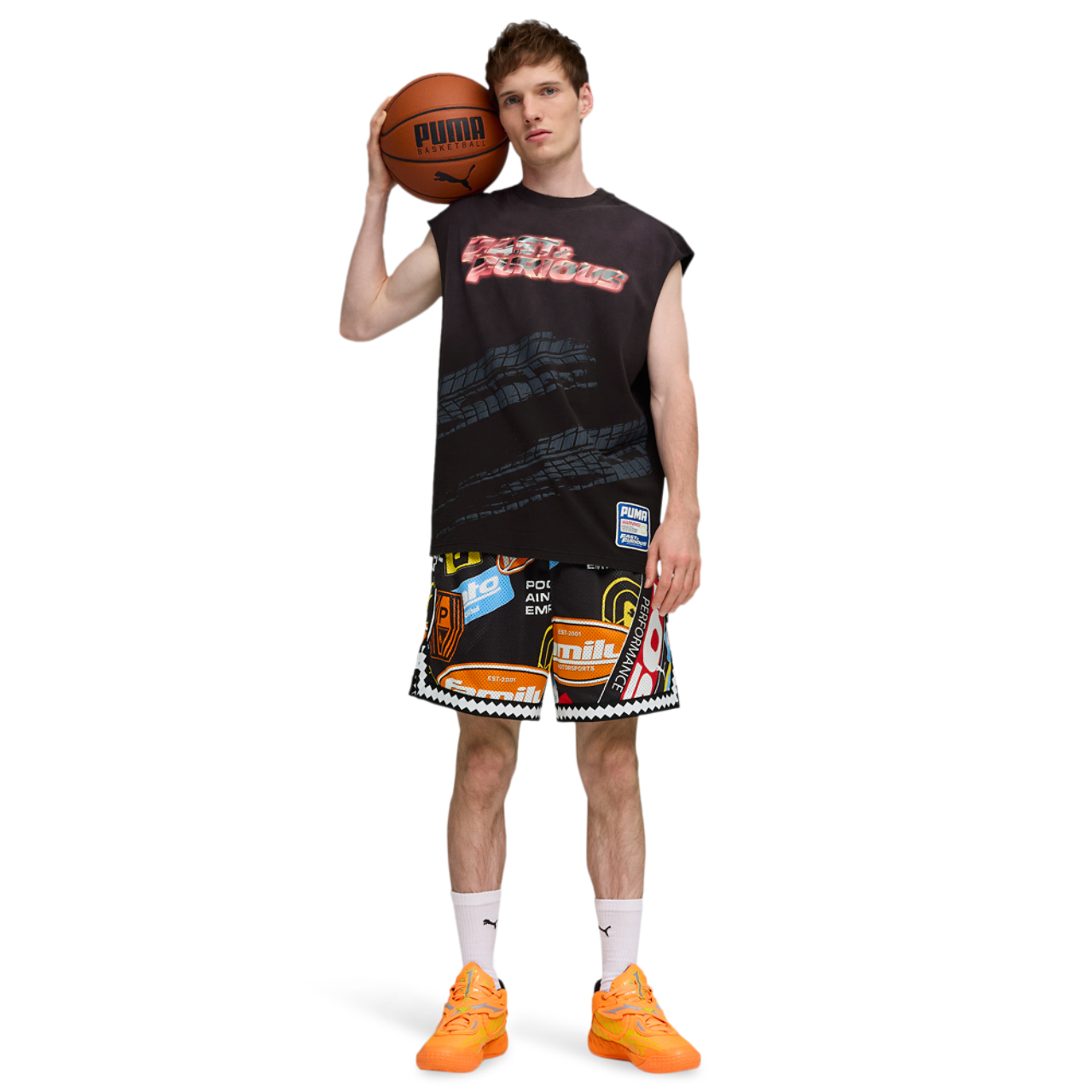 Puma Fast & Furious Rev Mesh Short 6In Image 2 of 5. Tap to open photo gallery.