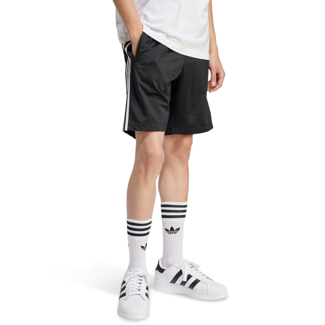 adidas Firebird Shorts Image 2 of 5. Tap to open photo gallery.